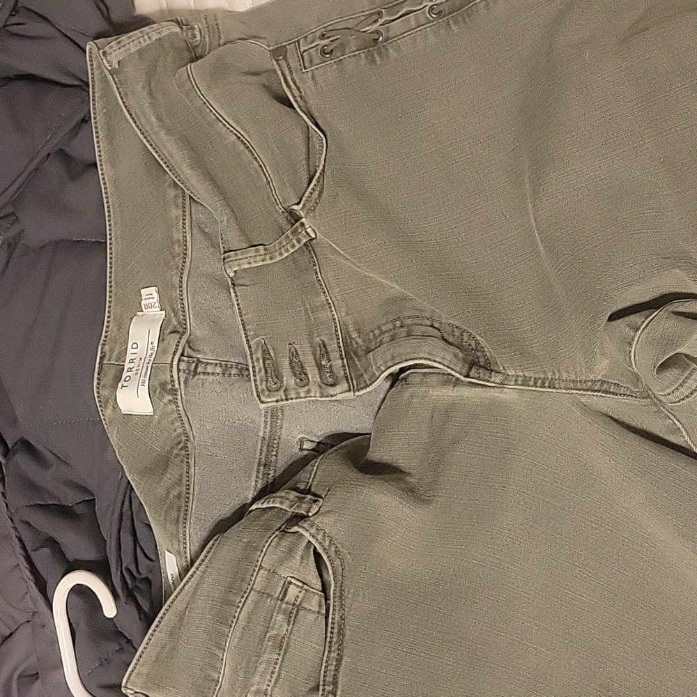 Green torrid jeggings